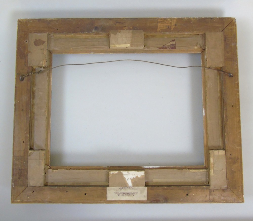 Good Early Victorian Swept Gilt Frame Suit Painting 16”x12” View III
