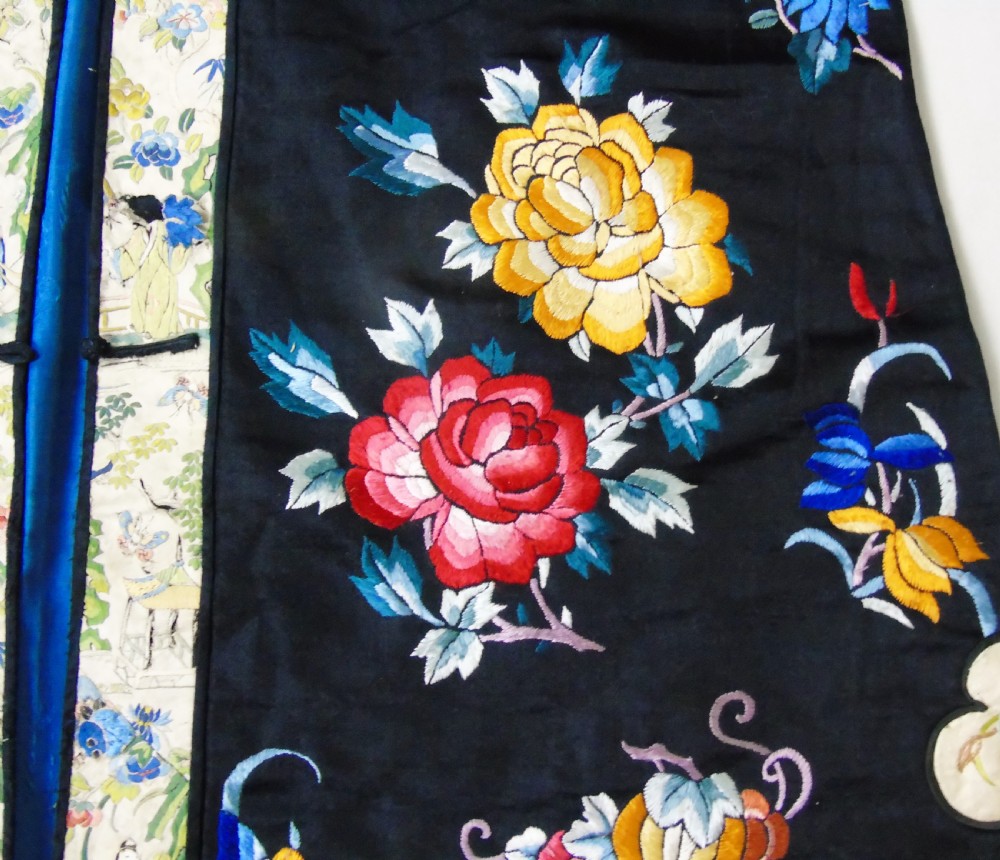 19th Century Chinese Silk Embroidered Robe View III