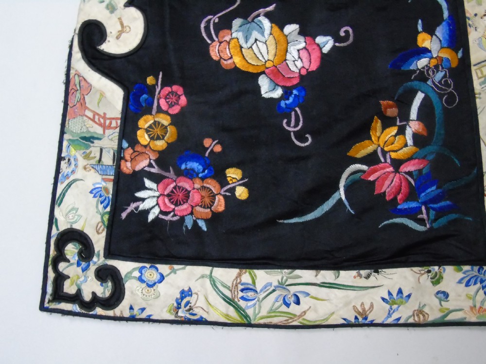 19th Century Chinese Silk Embroidered Robe View V