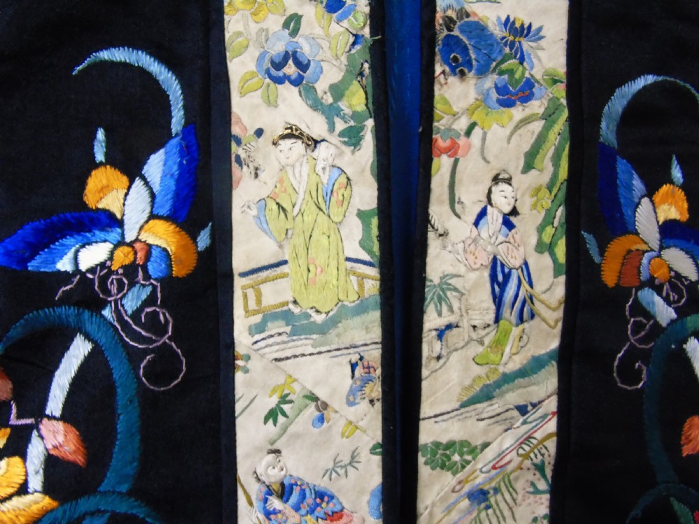 19th Century Chinese Silk Embroidered Robe View VI