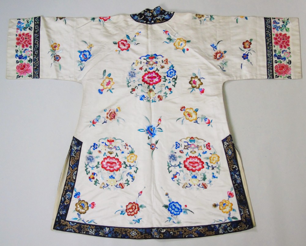 19th Century Chinese Silk Embroidered Robe View VII