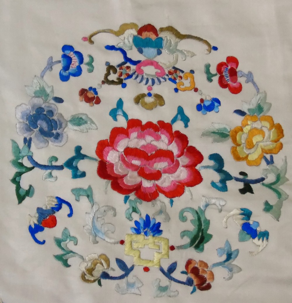 19th Century Chinese Silk Embroidered Robe View VIII