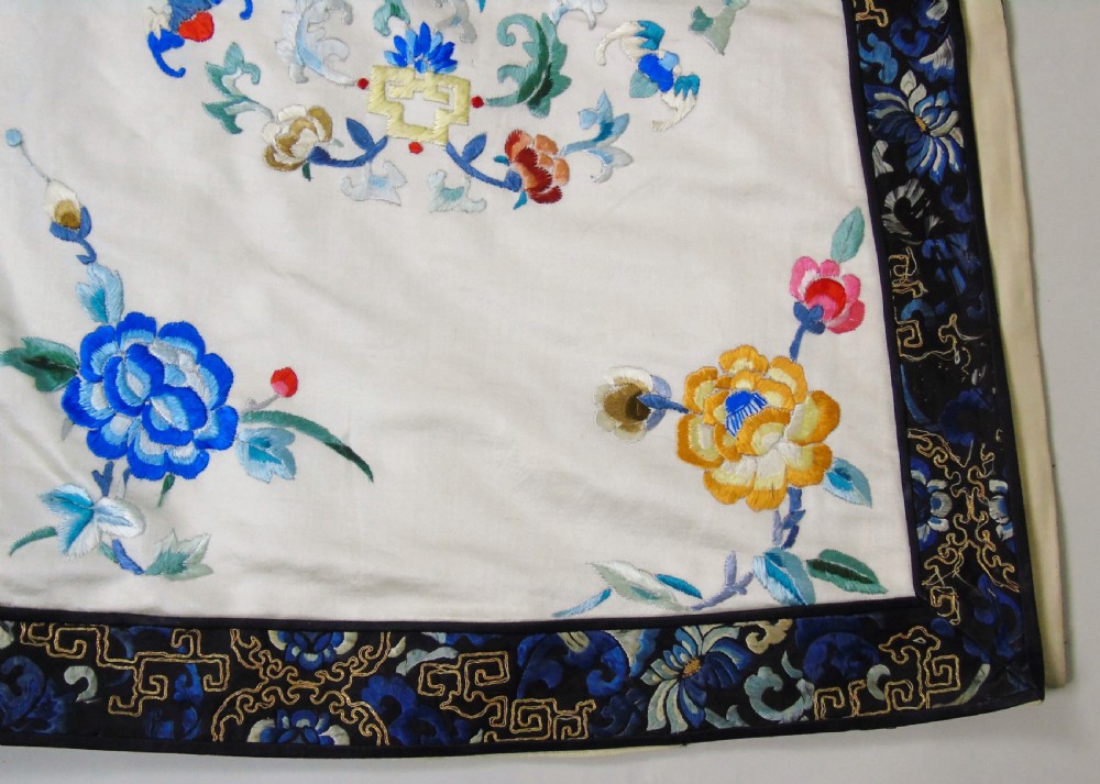 19th Century Chinese Silk Embroidered Robe View IX