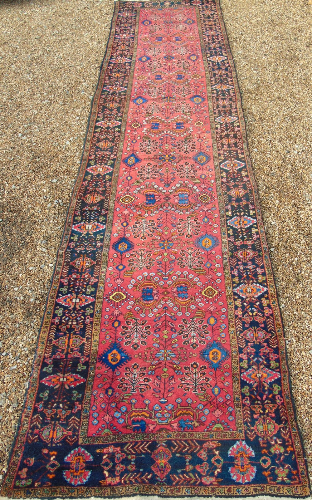Antique Kurdish Runner Carpet