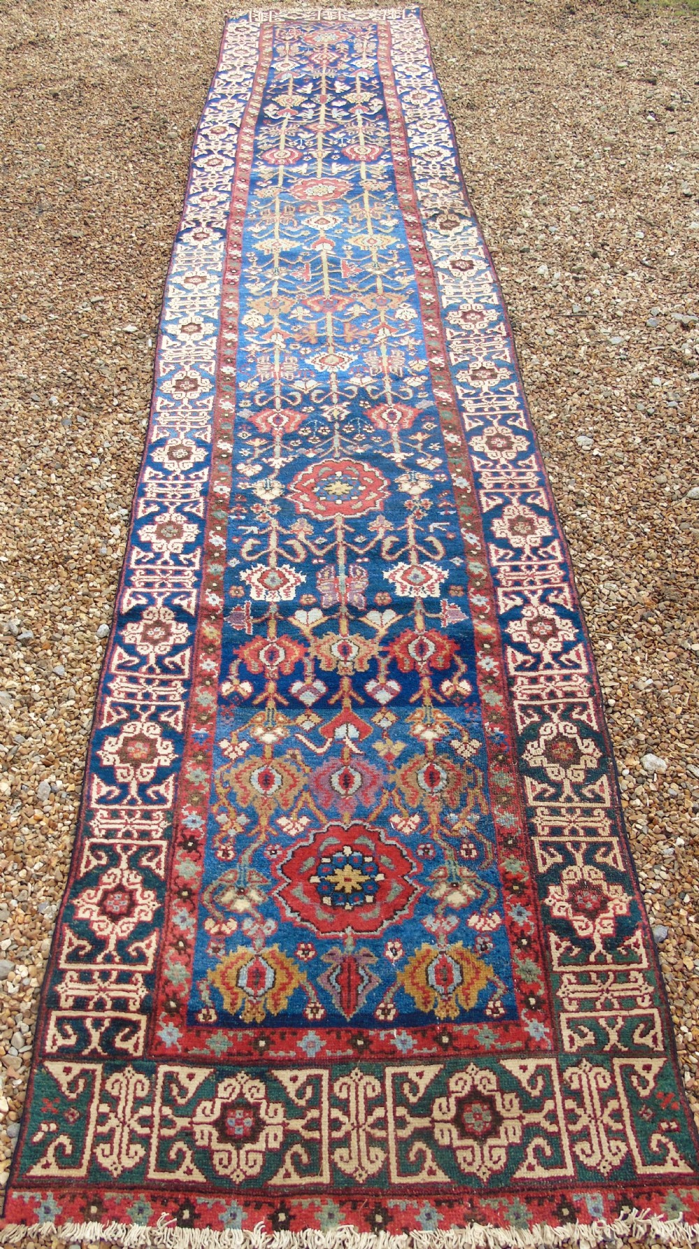 Antique Kurdish Runner Narrow View II