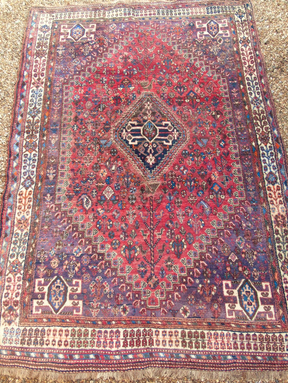 Antique Kashgai Carpet View II