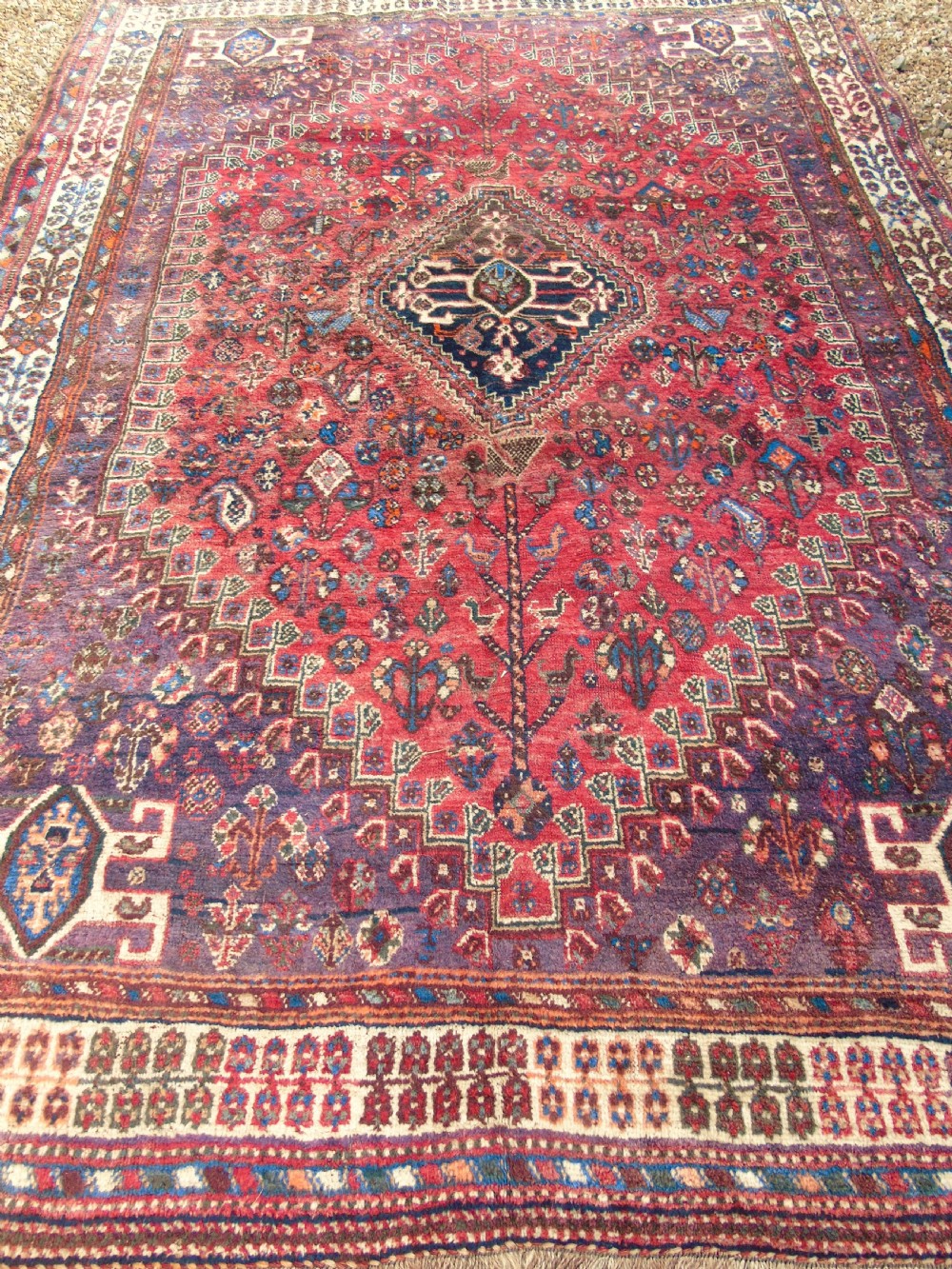 Antique Kashgai Carpet View III
