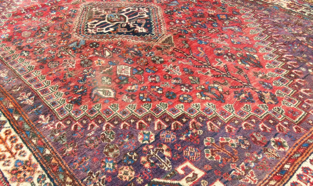 Antique Kashgai Carpet View V