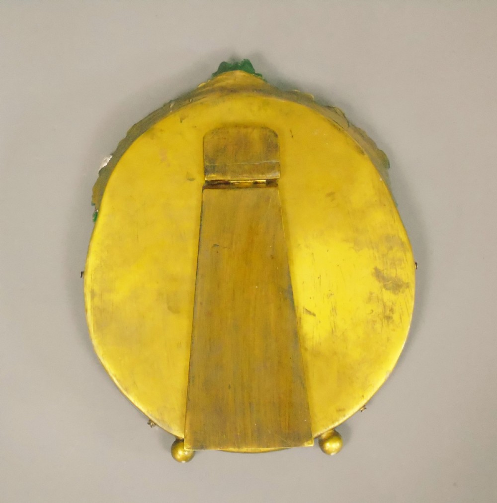Antique Floral Barbola Mirror View IV
