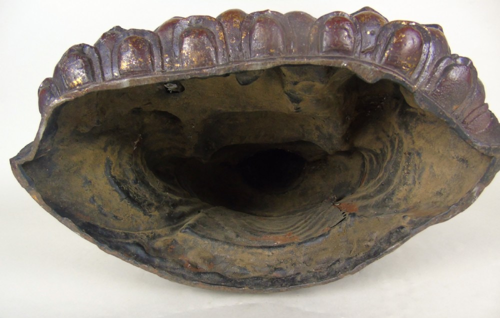 Large Chinese Laquered Gilt Bronze Buddha View VI