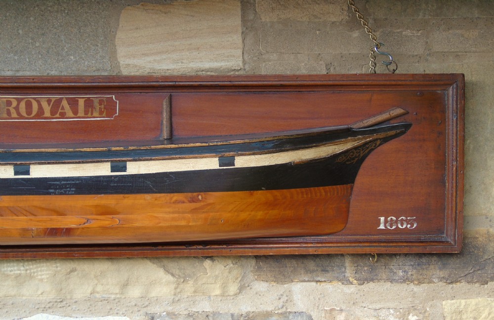 Antique Half Hull Iron Ship Royale View IV