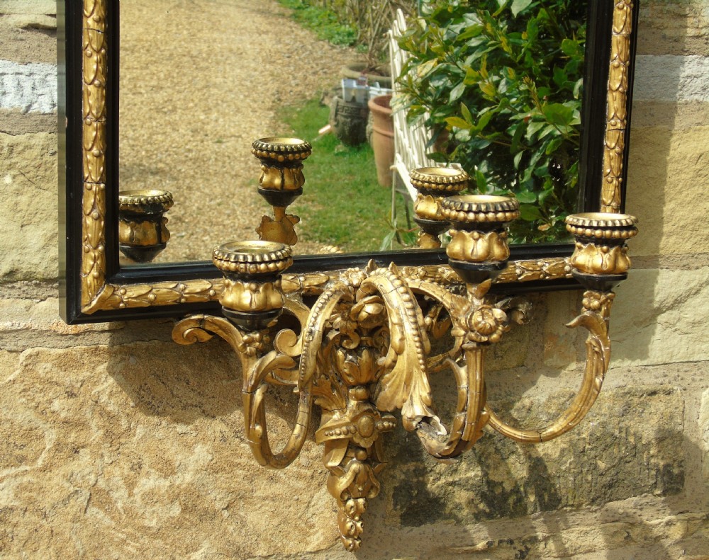Antique Girandole Mirror View VI