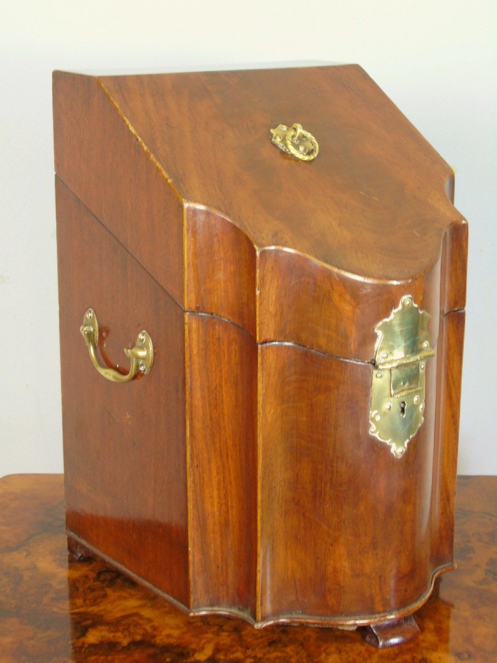 A Good Georgian Mahogany Knife Box View II
