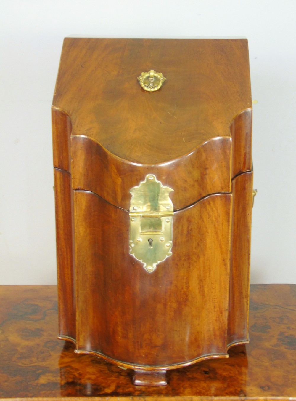 A Good Georgian Mahogany Knife Box View V