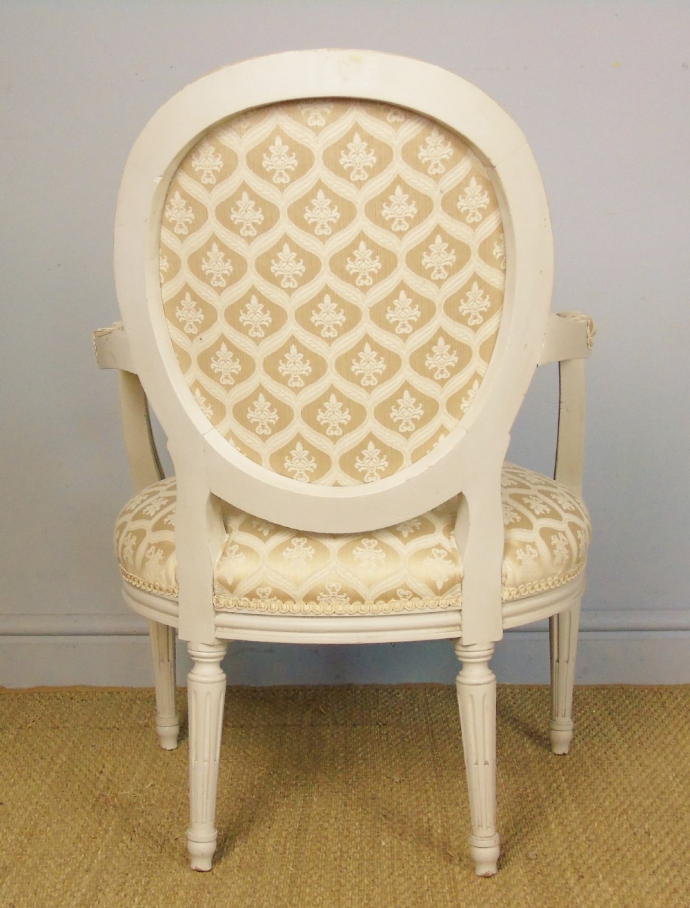 19th Century French Painted Fauteil Armchair View V