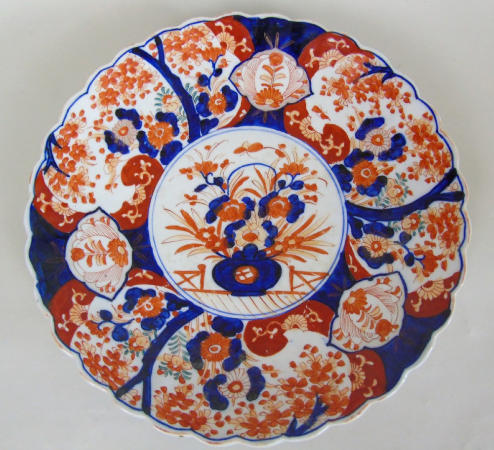 Antique Japanese Imari Charger Meiji