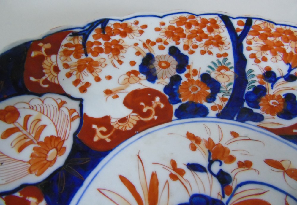 Antique Japanese Imari Charger Meiji View VI