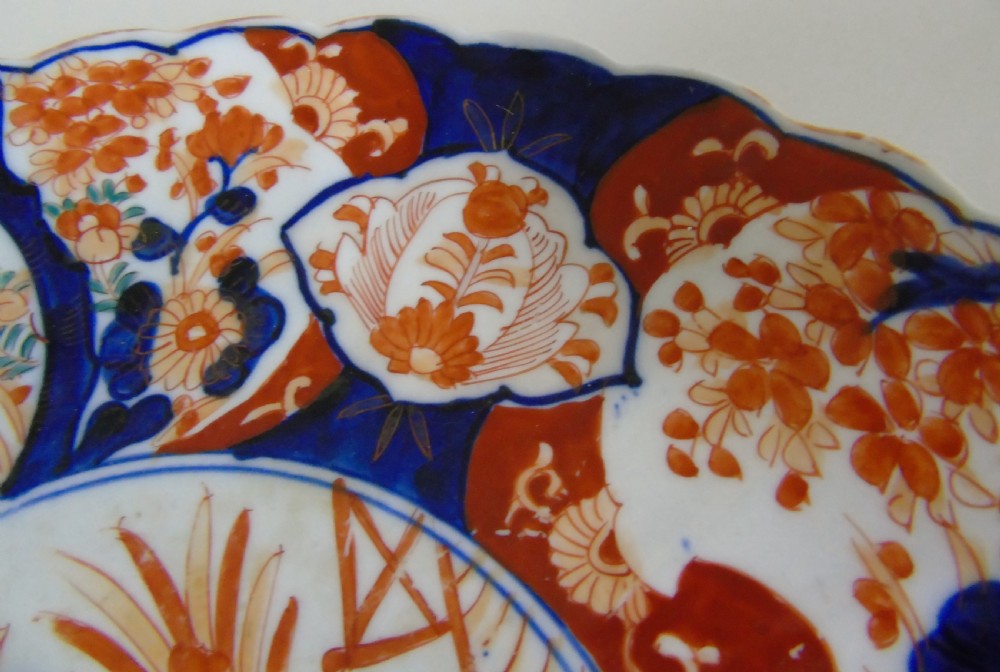 Antique Japanese Imari Charger Meiji View VII