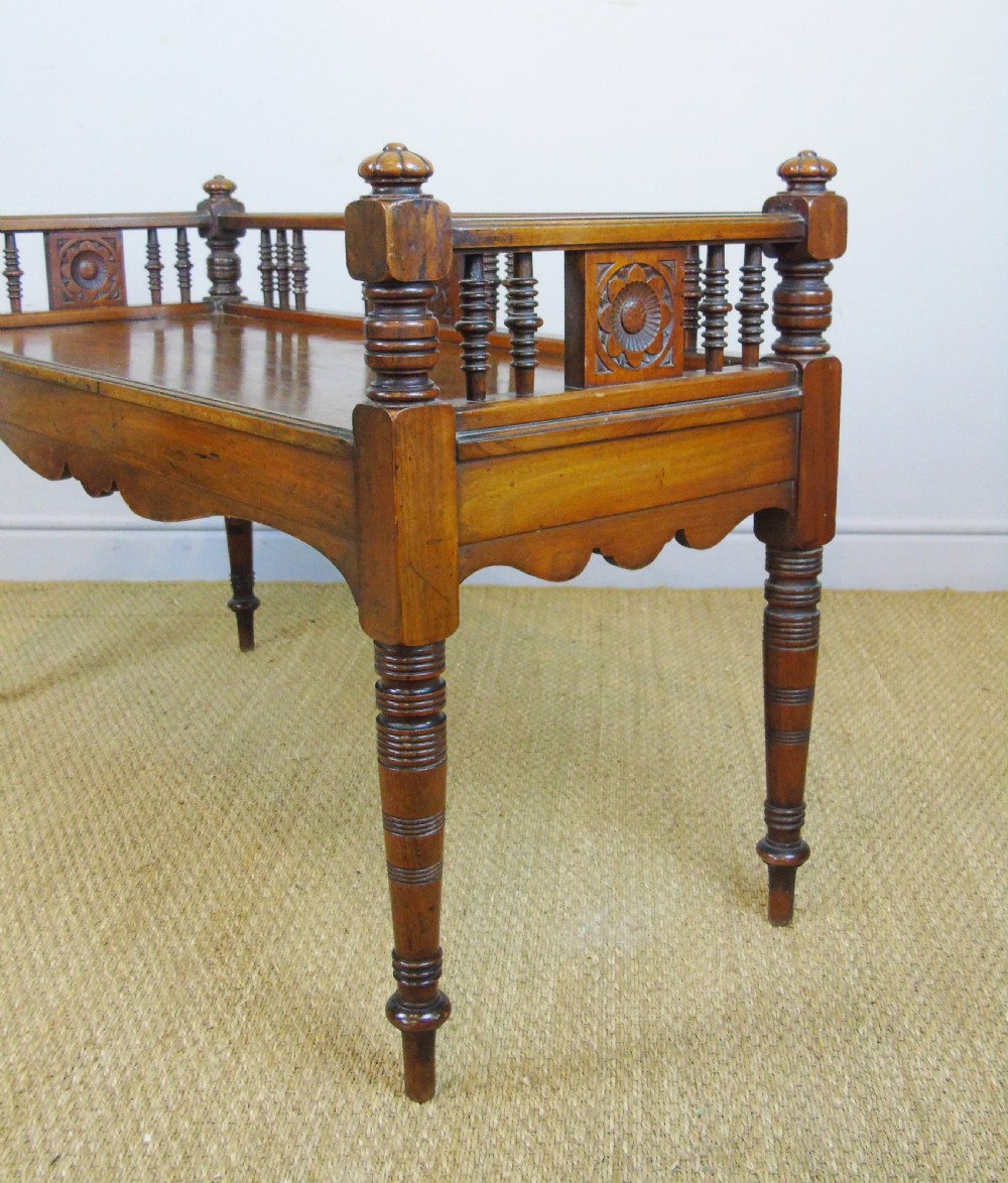 Good Aesthetic Mahogany Window Seat by Henry Pitts of Leeds View VIII