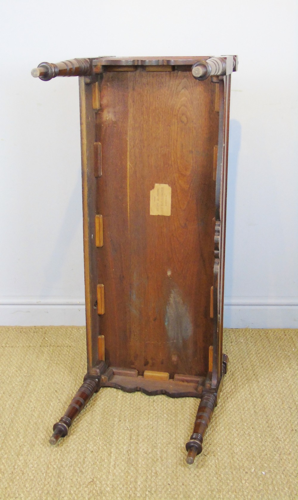Good Aesthetic Mahogany Window Seat by Henry Pitts of Leeds View X