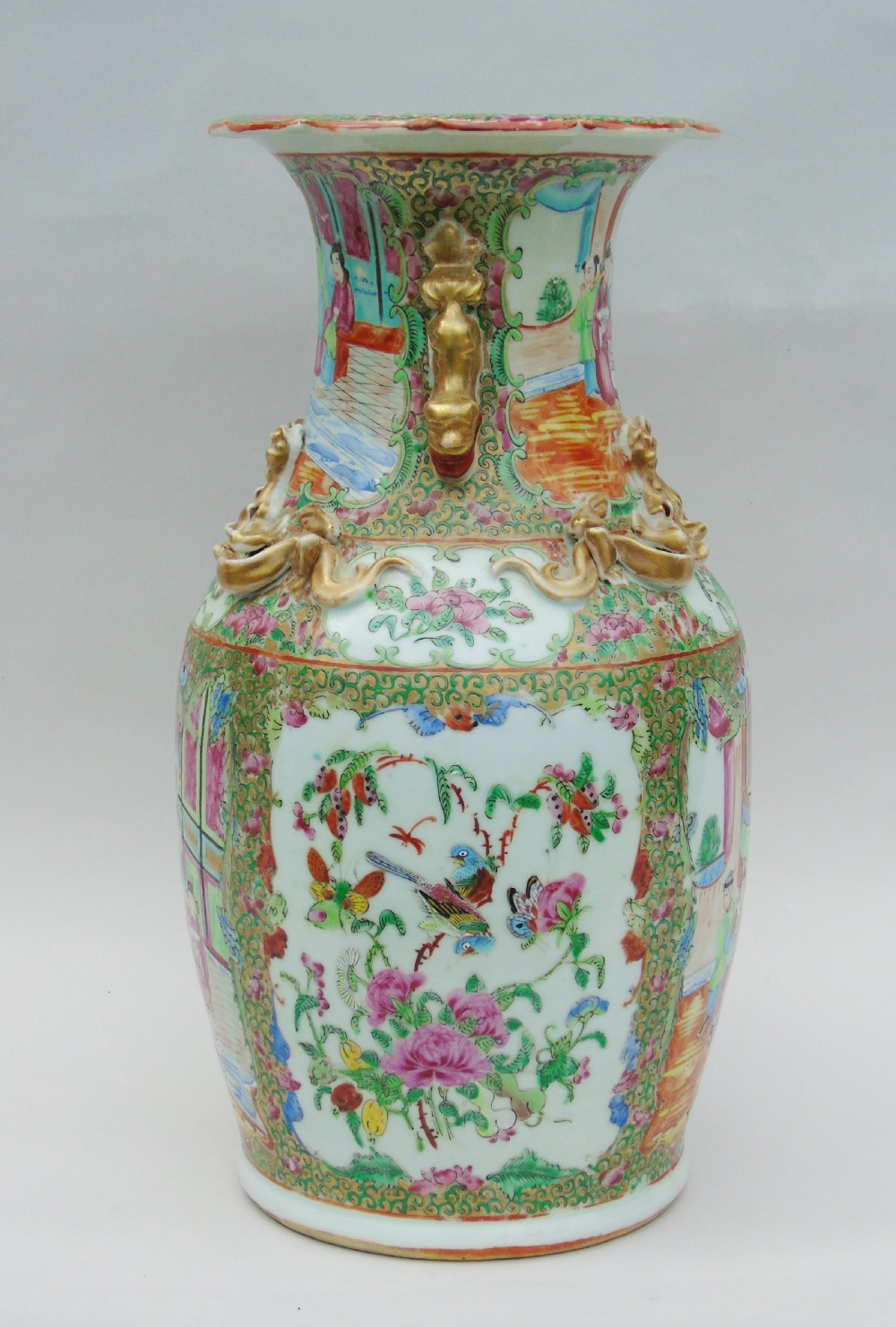Good Large 19th Century Chinese Famille Rose Vase View III