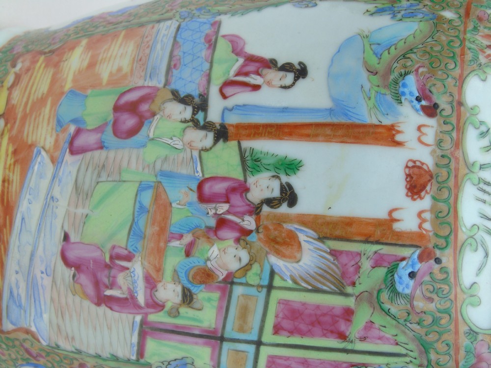 Good Large 19th Century Chinese Famille Rose Vase View XI