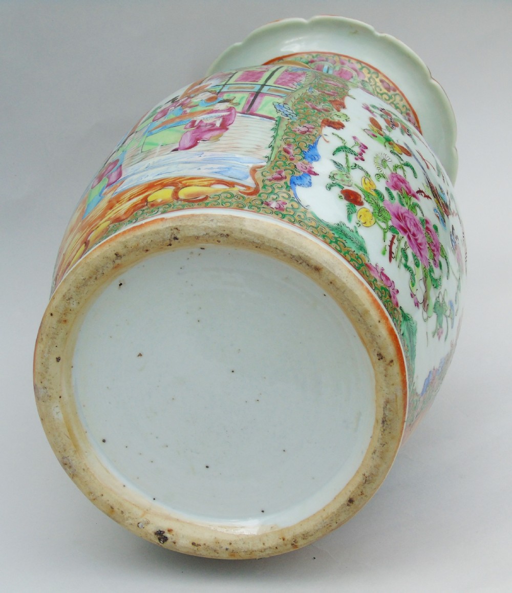 Good Large 19th Century Chinese Famille Rose Vase View XII