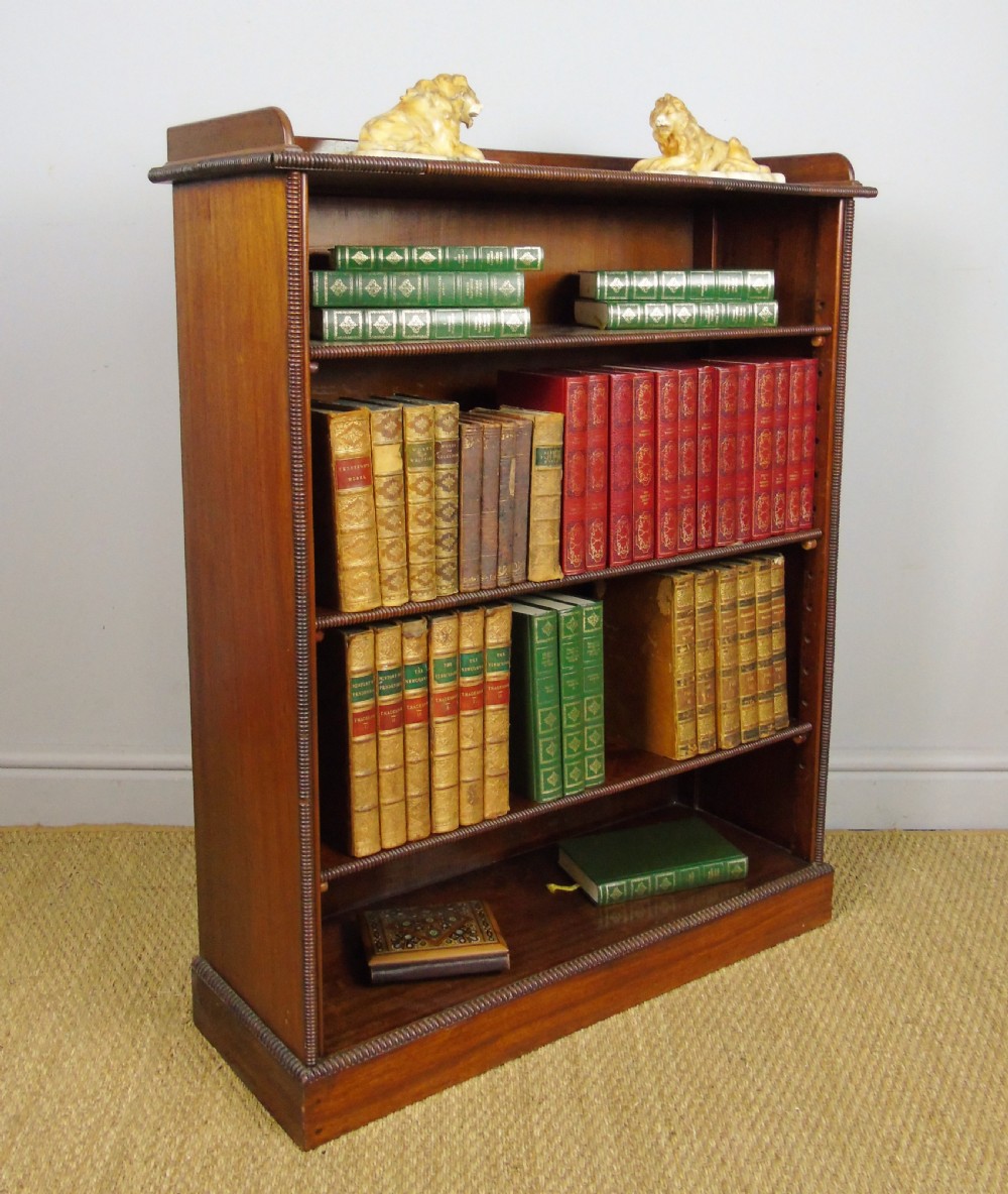 Neat 19th Century Mahogany Bookcase Cabinet View II