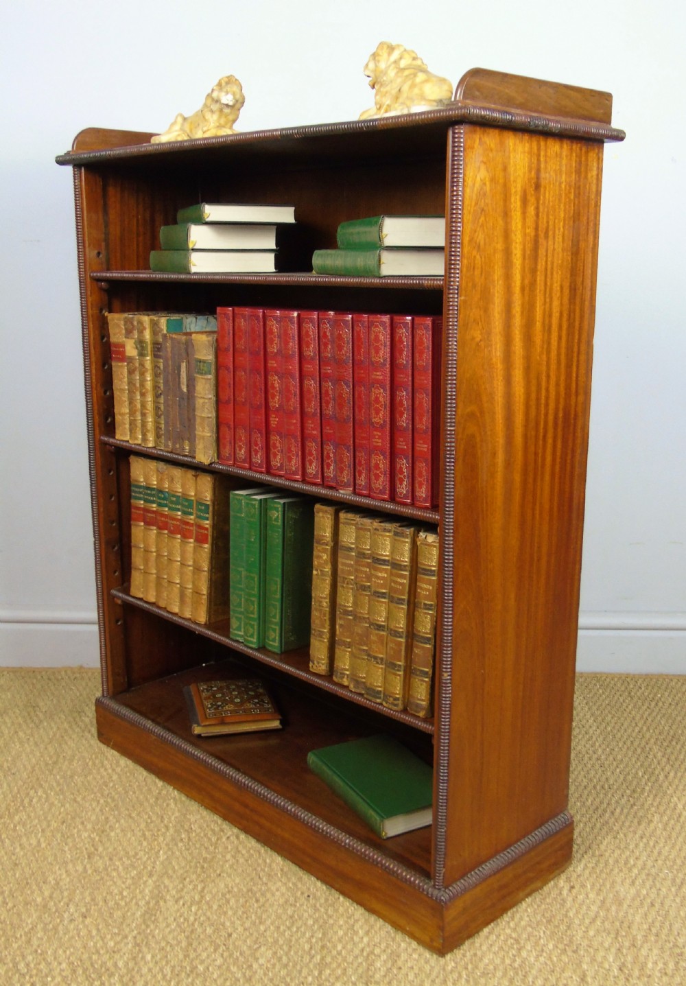 Neat 19th Century Mahogany Bookcase Cabinet View III
