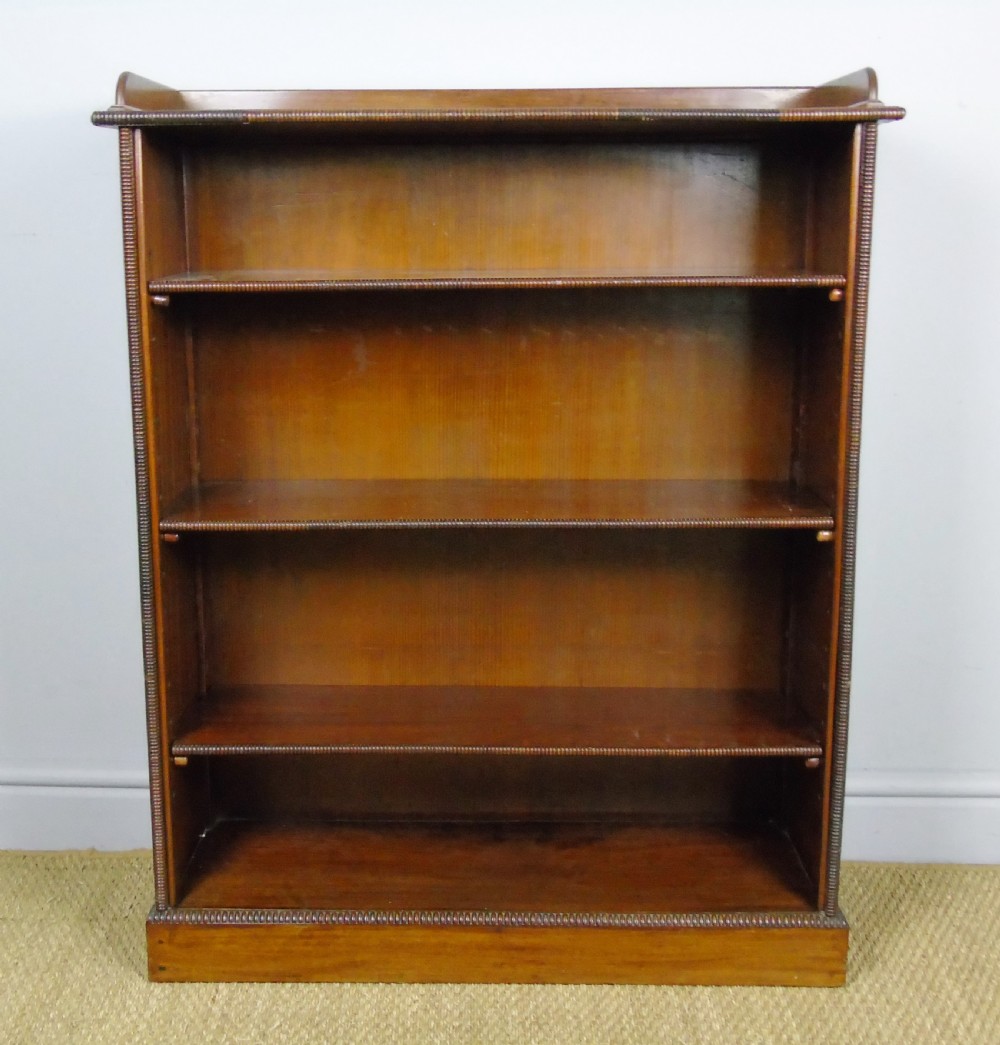 Neat 19th Century Mahogany Bookcase Cabinet View V