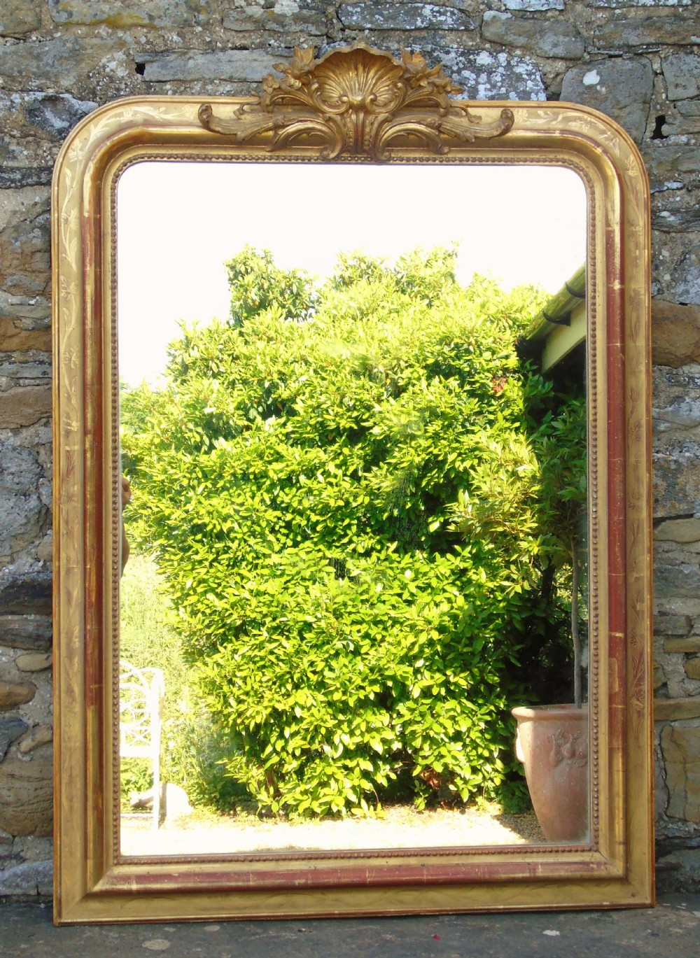 Good Antique French Mirror