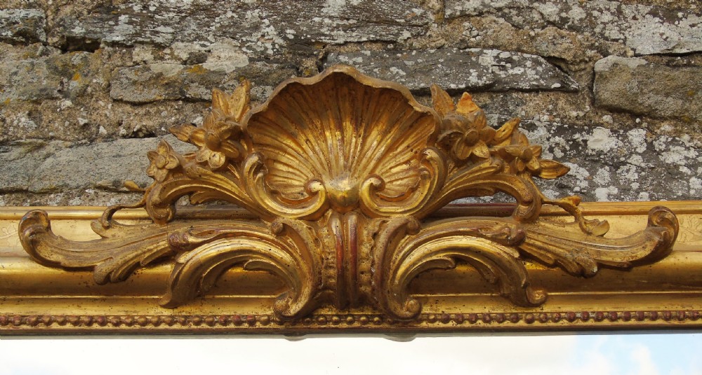 Good Antique French Mirror View V