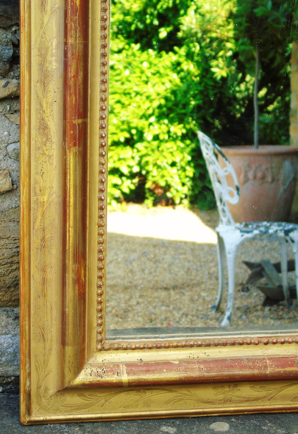 Good Antique French Mirror View VII