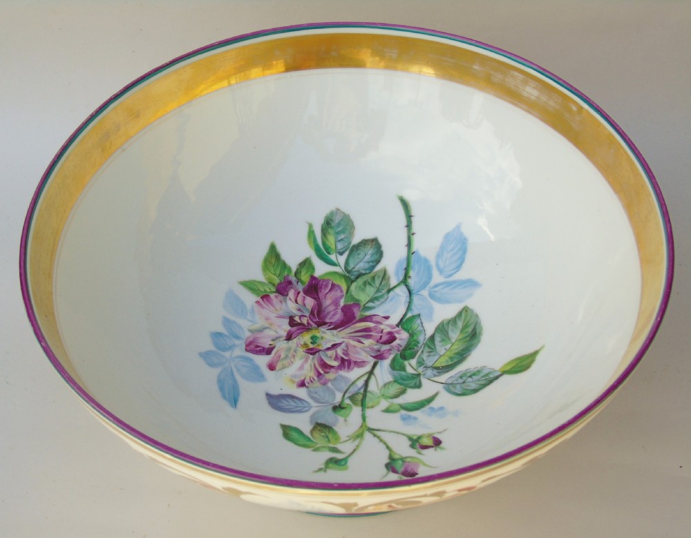 Large 19th Century Samson of Paris Porcelain Punch Bowl View III