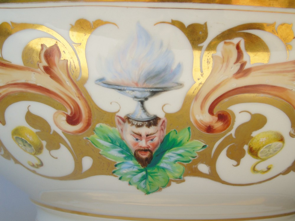 Large 19th Century Samson of Paris Porcelain Punch Bowl View VI