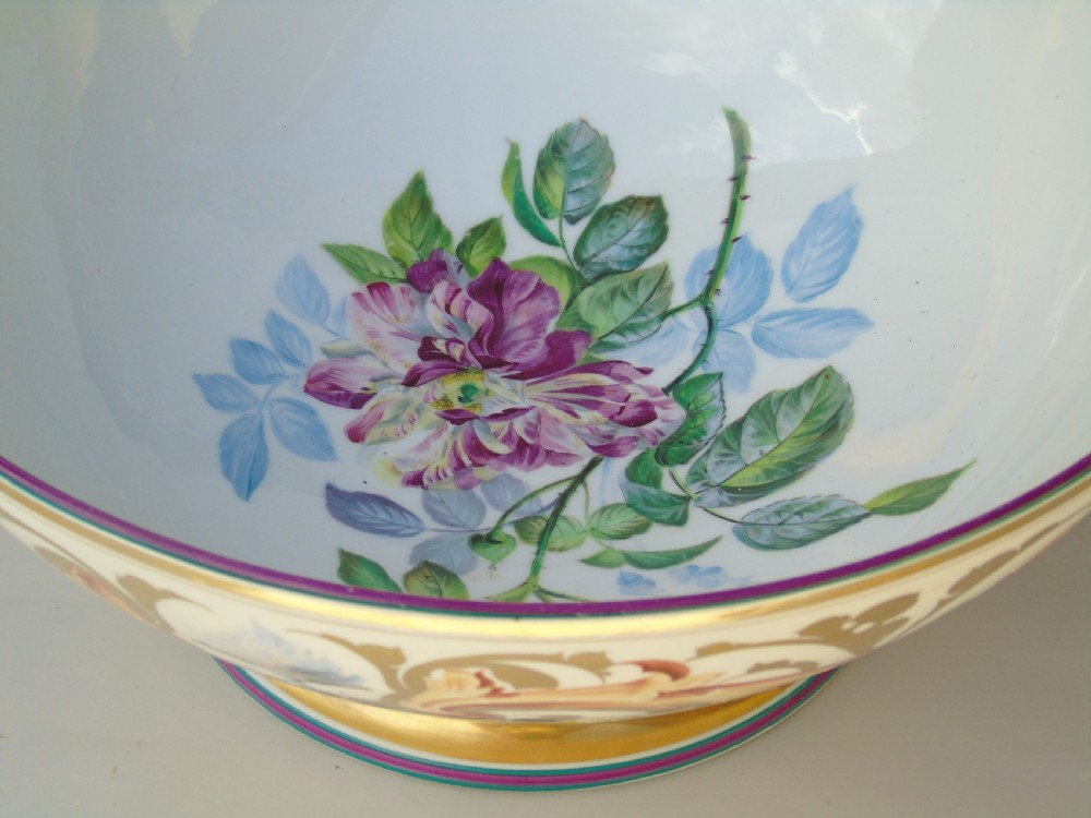 Large 19th Century Samson of Paris Porcelain Punch Bowl View VII