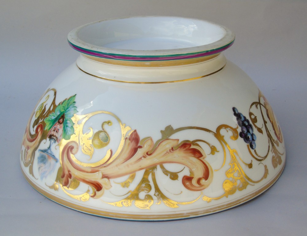 Large 19th Century Samson of Paris Porcelain Punch Bowl View X