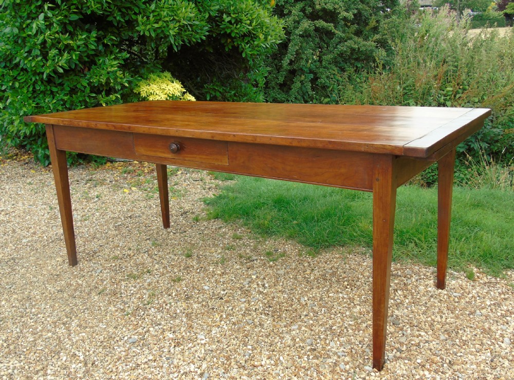 Antique French Fruitwood Dining Table View III