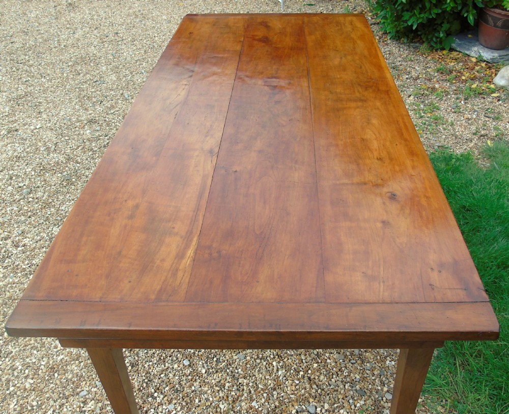 Antique French Fruitwood Dining Table View V