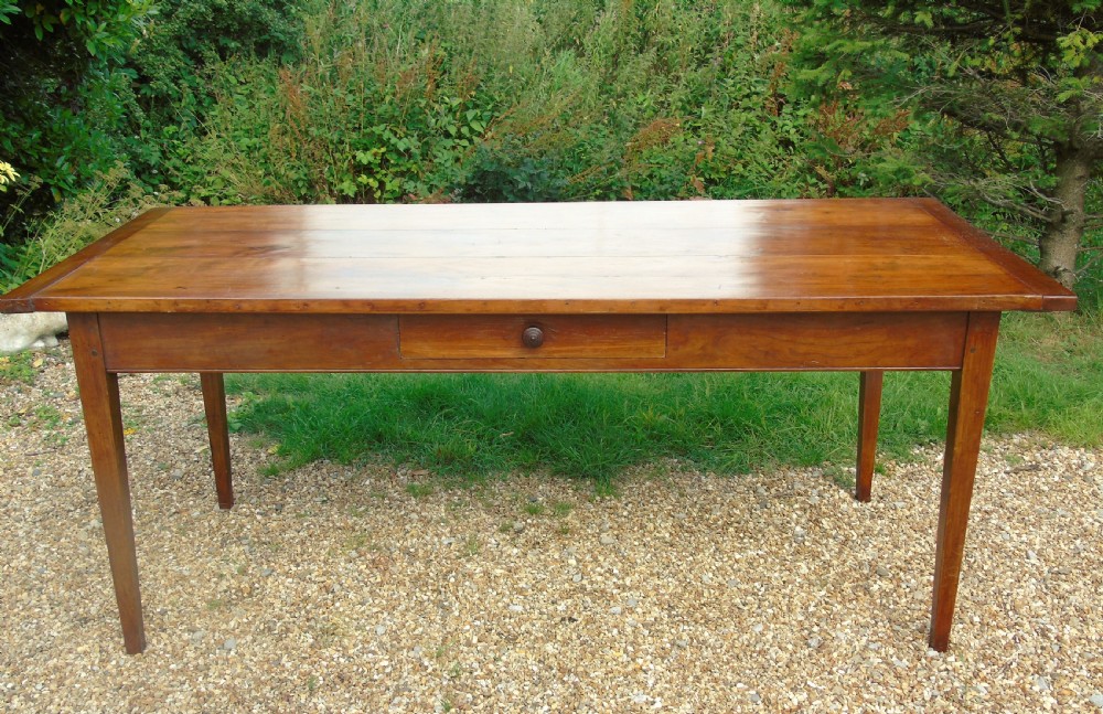 Antique French Fruitwood Dining Table View VI