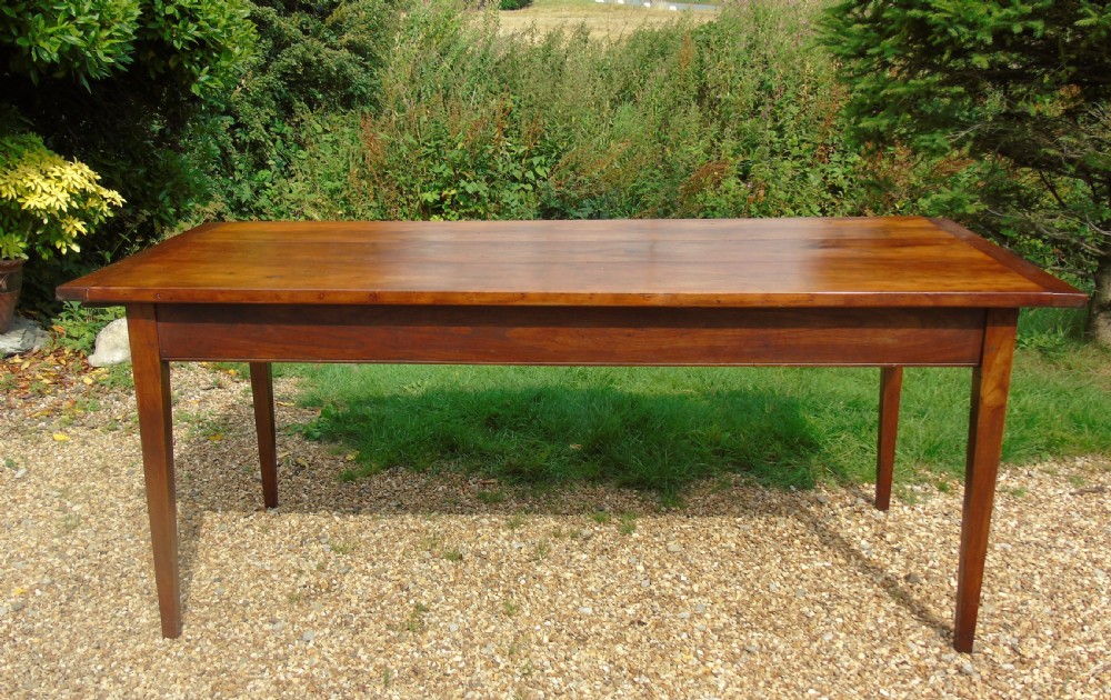 Antique French Fruitwood Dining Table View VII