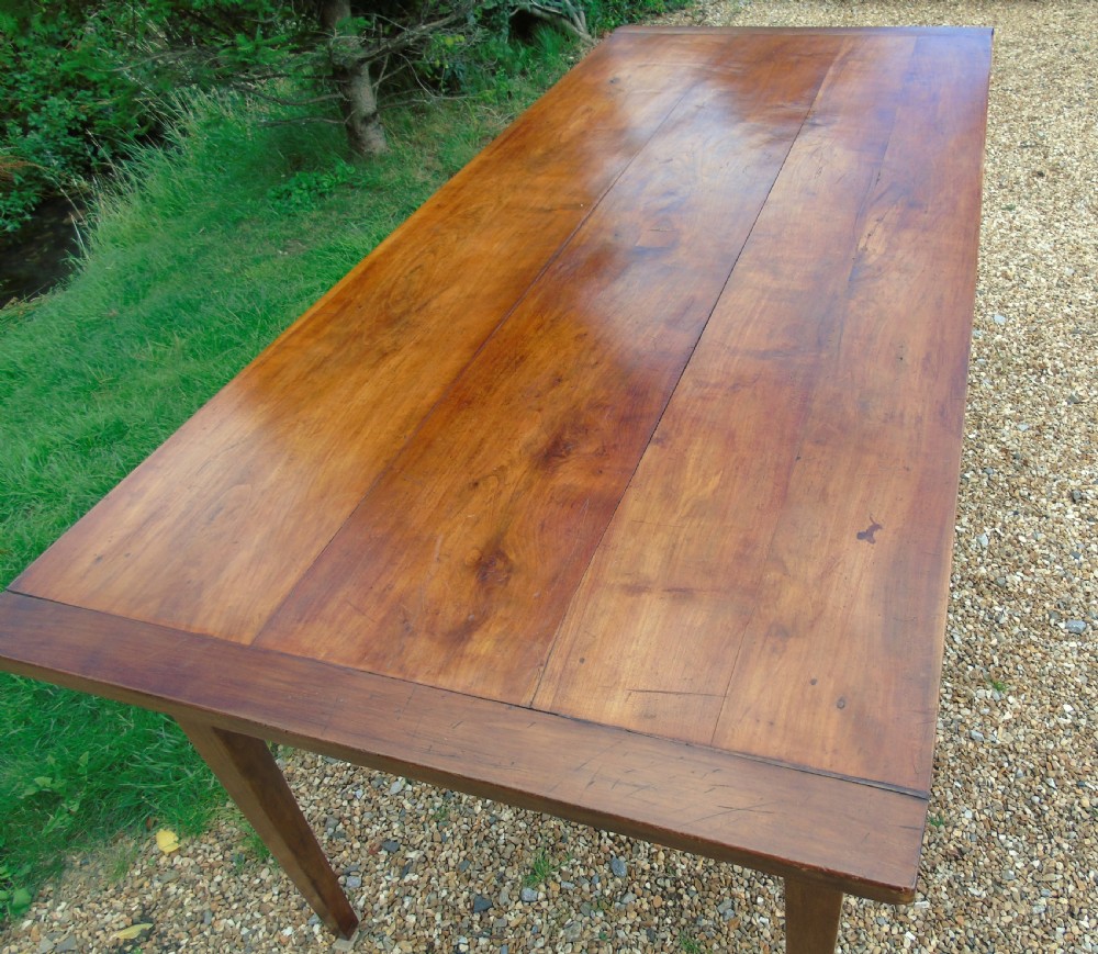 Antique French Fruitwood Dining Table View X