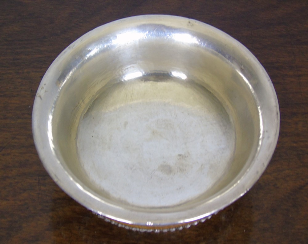 Antique Tibetan Silver Bowl View V