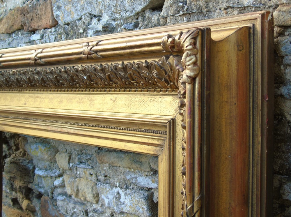 Good Quality Victorian Gilt Frame View V