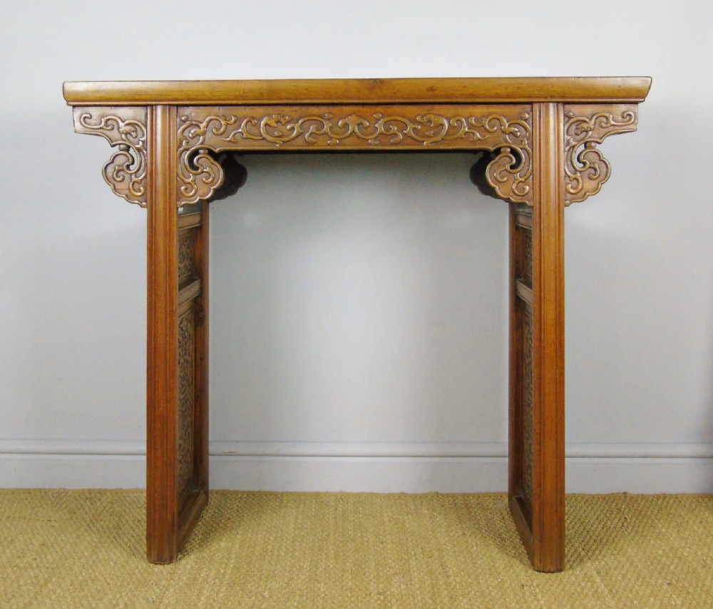 Antique Chinese Altar Table Qing Period View II