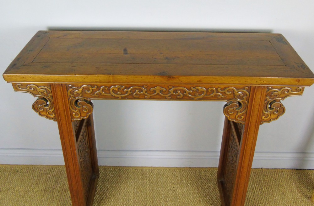 Antique Chinese Altar Table Qing Period View IV