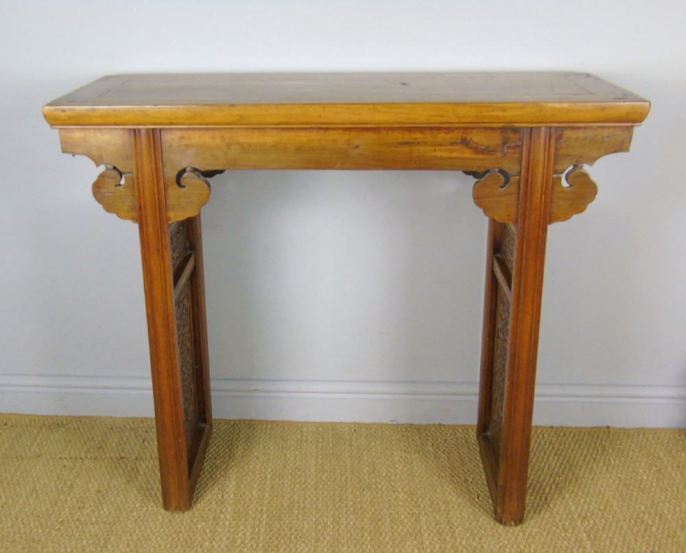 Antique Chinese Altar Table Qing Period View X