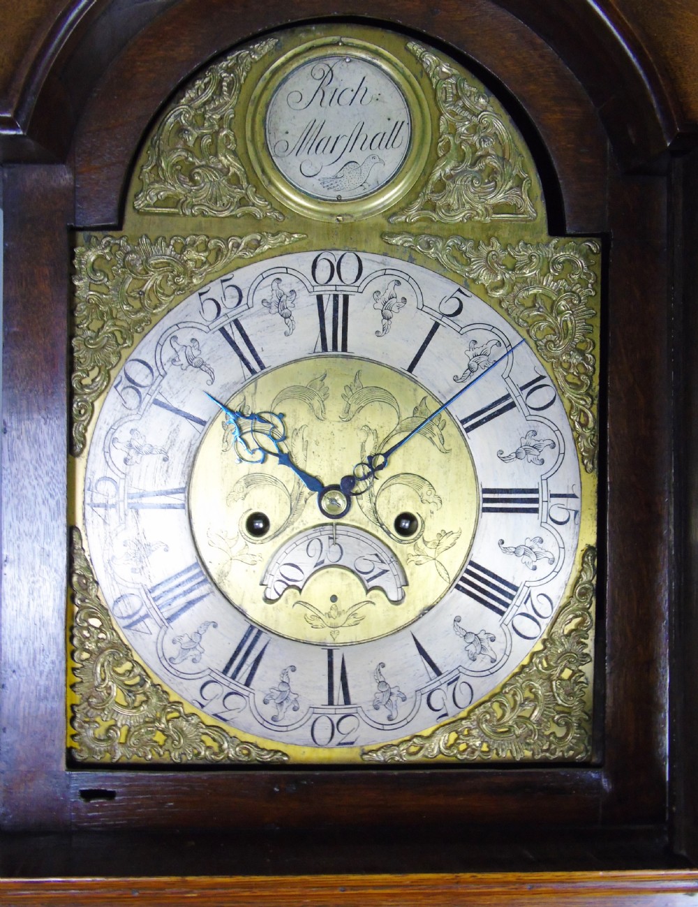 Antique Oak Longcase Clock Richard Marshall Wolsingham View VII