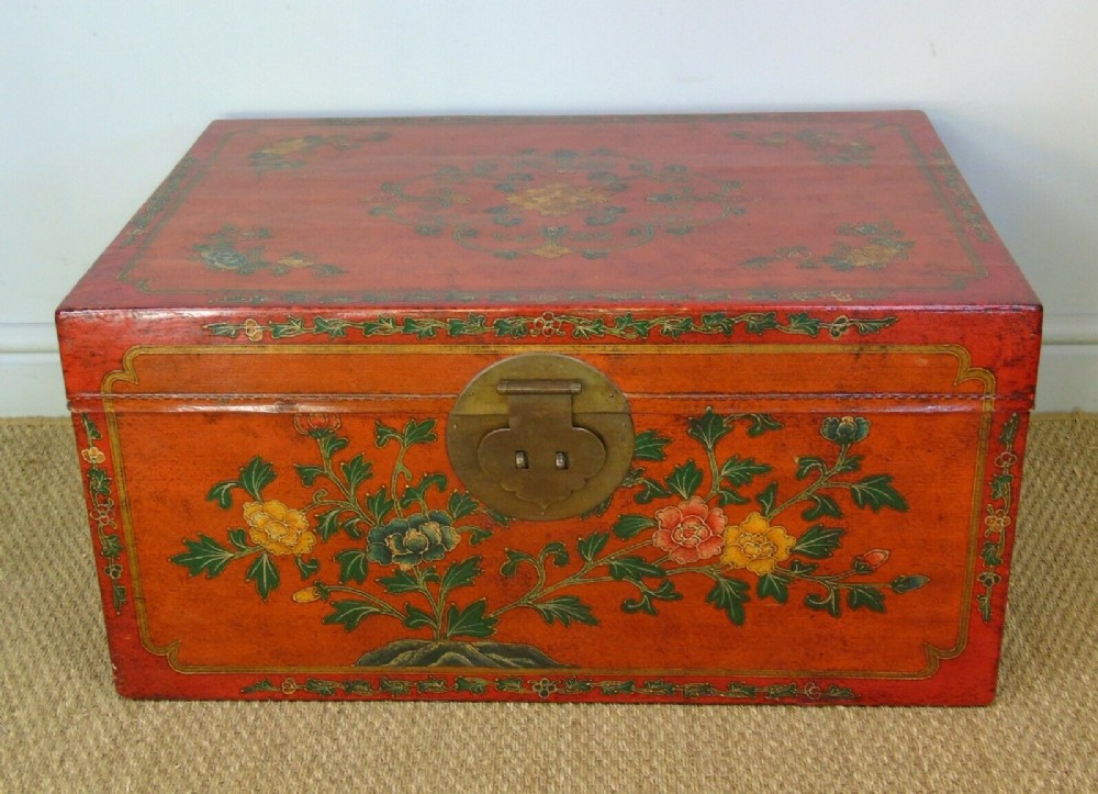 Early 20th Century Lacquered Chinese Chest