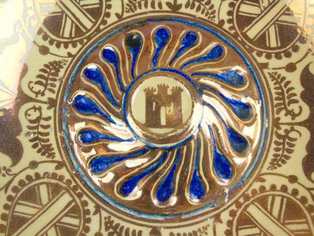 Beautiful Early 19th Century Hispano Moresque Charger View IV